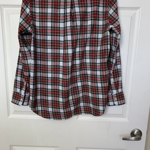 J. Crew Women's Classic Fit Multicolor Flannel Shirt Size 2 Style BD538 - Picture 8 of 13